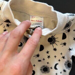 Hanna Andersson pajamas comfy onesie stars and moon